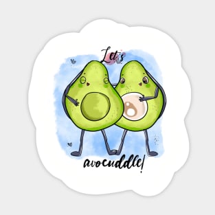 Let’s avocuddle! 🥑🥰 Sticker